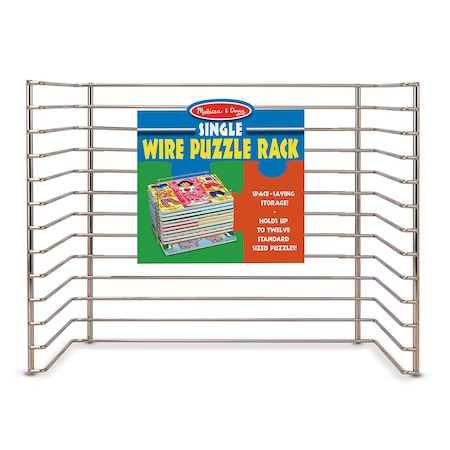 Melissa & Doug Wire Puzzle-Storage Rack 1018